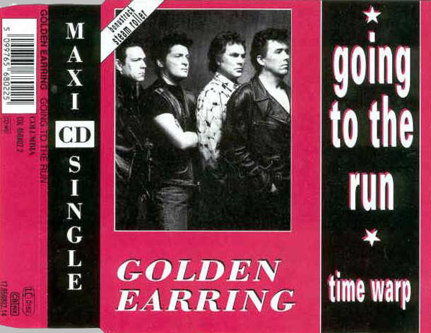 Golden Earring Going To The Run Dutch maxi-cdsingle 1991 purple front inlay