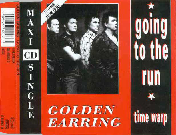 Golden Earring Going To The Run Dutch maxi-cdsingle 1991 orange front inlay
