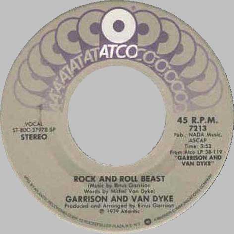 Rinus Gerritsen Rock And Roll Beast 1980 USA single